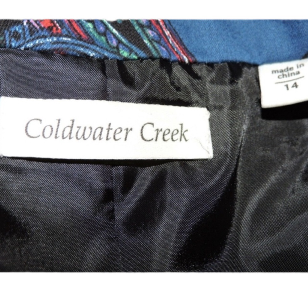 Coldwater Creek Paisley Blazer - Picture 4 of 4